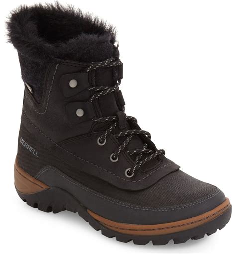womens faux fur boots uk